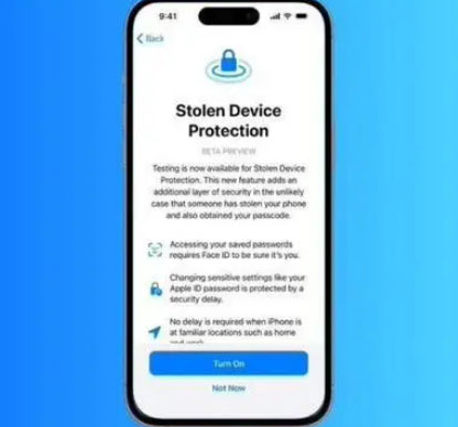咸阳苹果授权维修店分享被盗设备保护功能开启方法