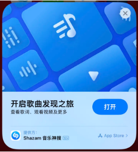 咸阳苹果14维修站分享iPhone14音乐识别功能使用方法 