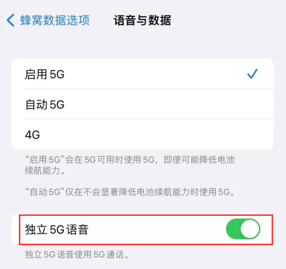 咸阳苹果14维修分享iPhone 14 Pro如何开启VoNR 