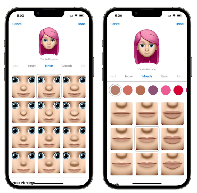 咸阳苹果手机维修分享​iOS 16中的拟我表情有了哪些变化和升级 